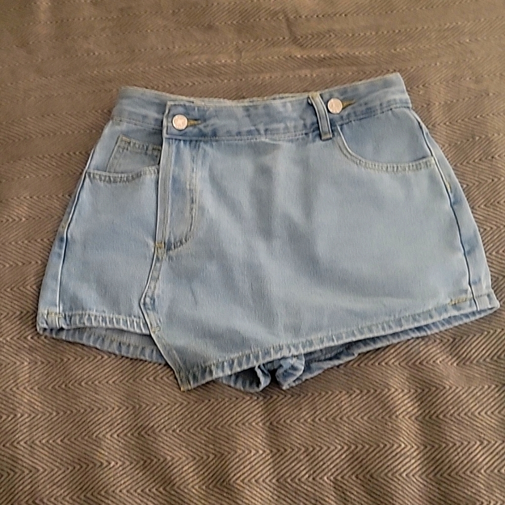 Denim Skorts (shorts/skirts)